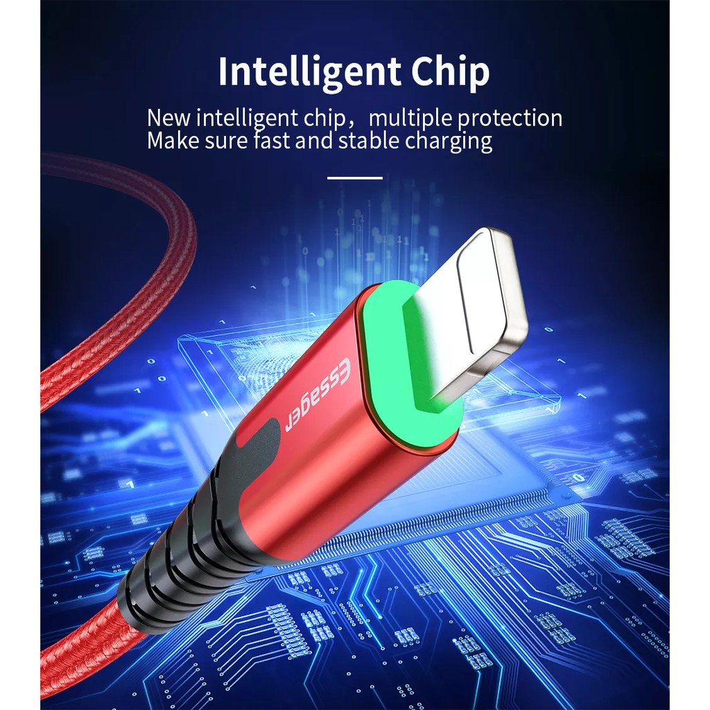 Cáp Sạc Nhanh Iphone Essager Ligning Bọc Nilon Chống Đứt