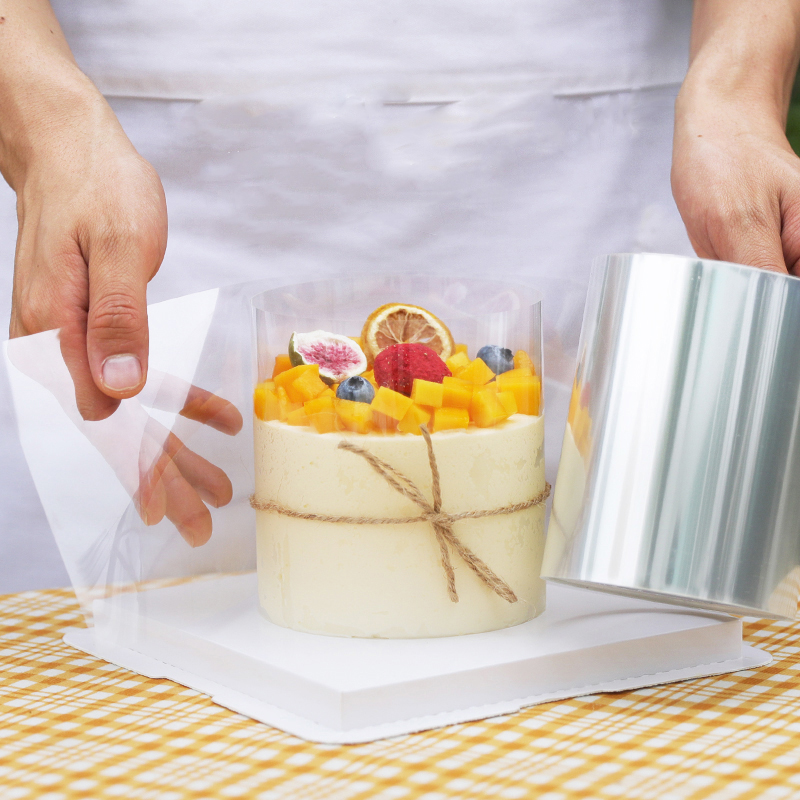 Cuộn mica bọc thành bánh mousse 2 size (6cm/8cm)