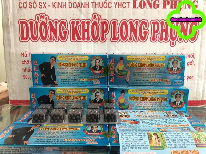 [HN][Sỉ 10 hộp] Dưỡng Khớp Long Phụng Viên Đen