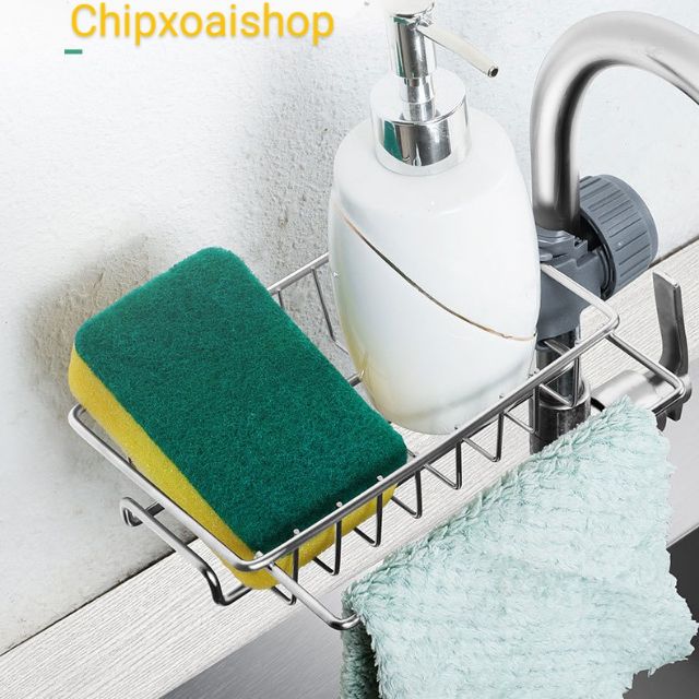 Giỏ inox treo bồn rửa bát