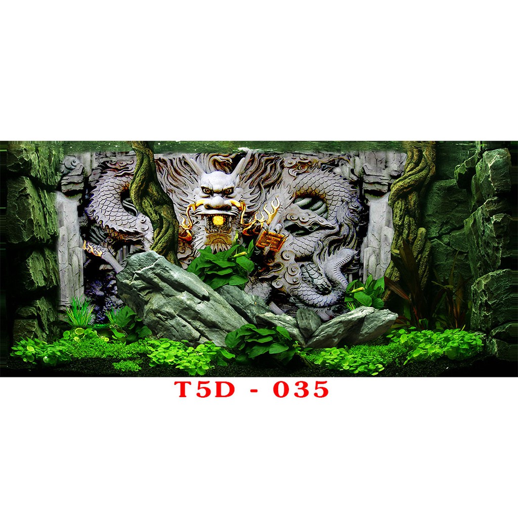 Tranh 3d bể cá mã t5d-035 kt