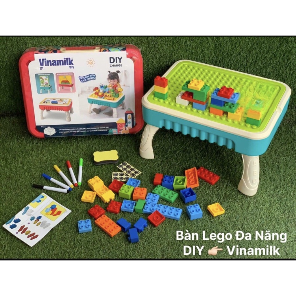 Bộ Bàn Học Lắp Ráp Lego - HKM Vinamilk