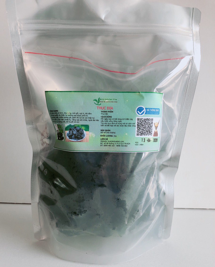 500gr Thục địa - Loại cao cấp