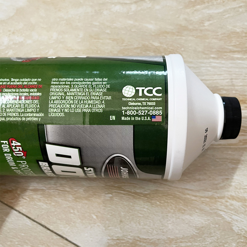 Dầu Thắng DOT 3 Johnsen Brake Fluid 946ml (Vàng)