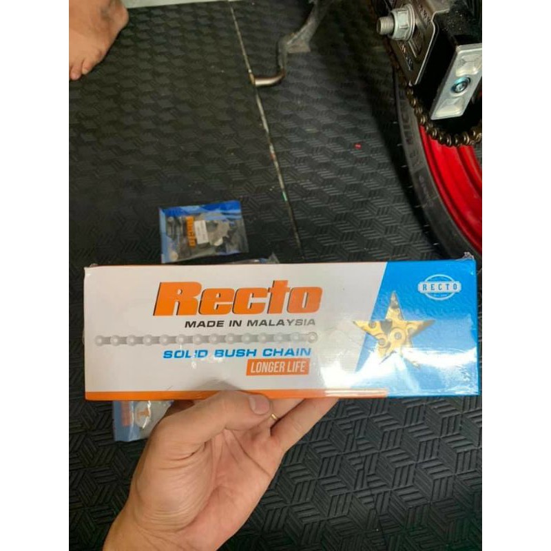 Sên Recto 9ly màu vàng Satria, Sonic, Winner, Ex150, Ex135