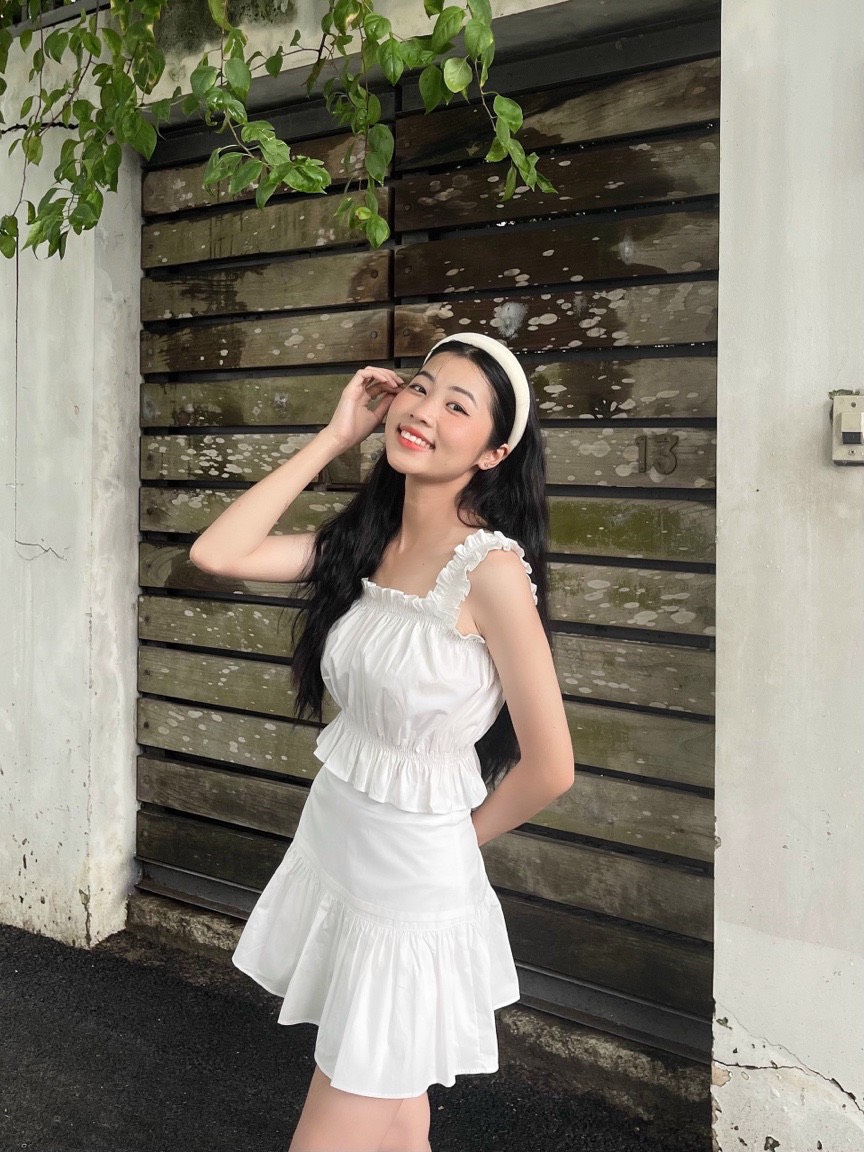 SET VÁY NHÚM BO HAI DÂY VÁY TIỂU THƯ