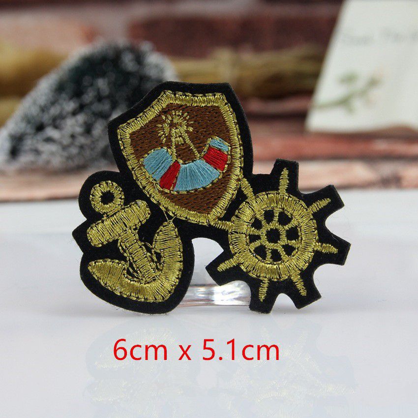 Bộ 4 Sticker Thêu Ủi Huy Hiệu MS764354