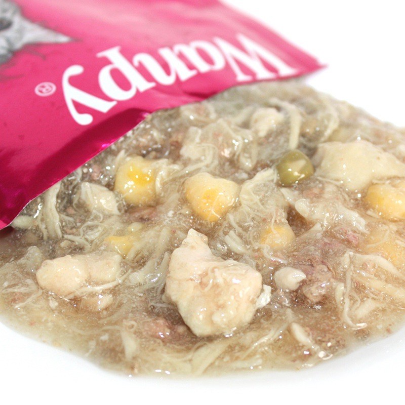 PATE WANPY cho mèo gói 80g 7 vị hấp dẫn thơm nứt mũi