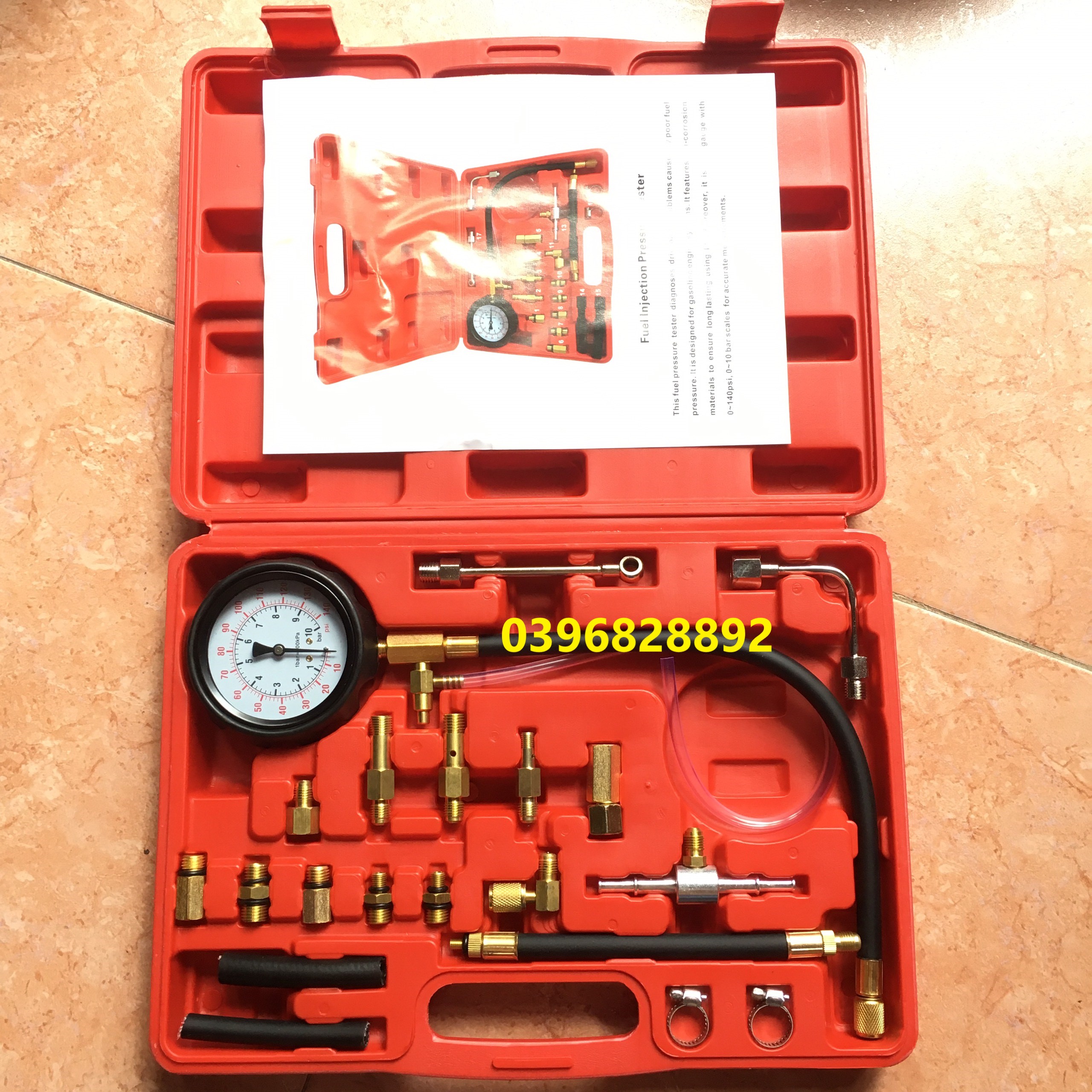 The pressure gauge system engine fuel pump gasoline