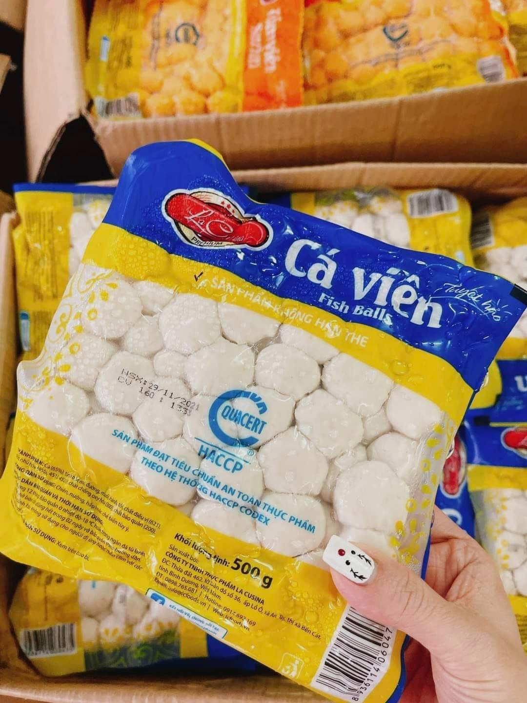 Cá viên 500g