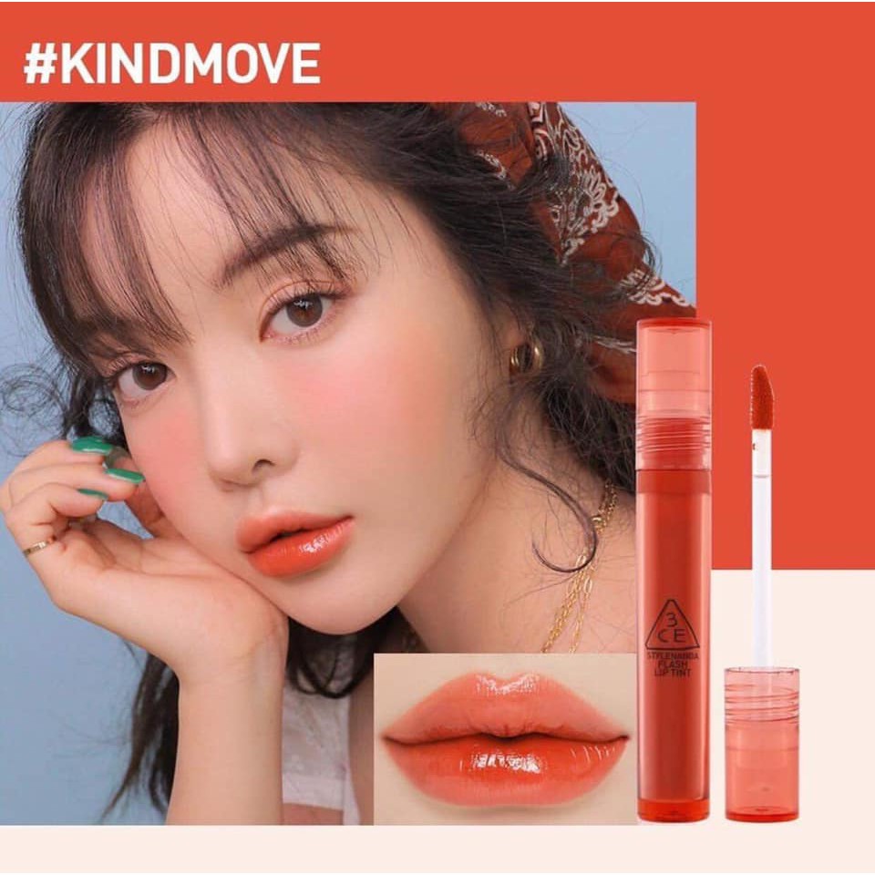 Son Tint Bóng Tỏa Sáng Lấp Lánh 3CE Flash Lip Tint.