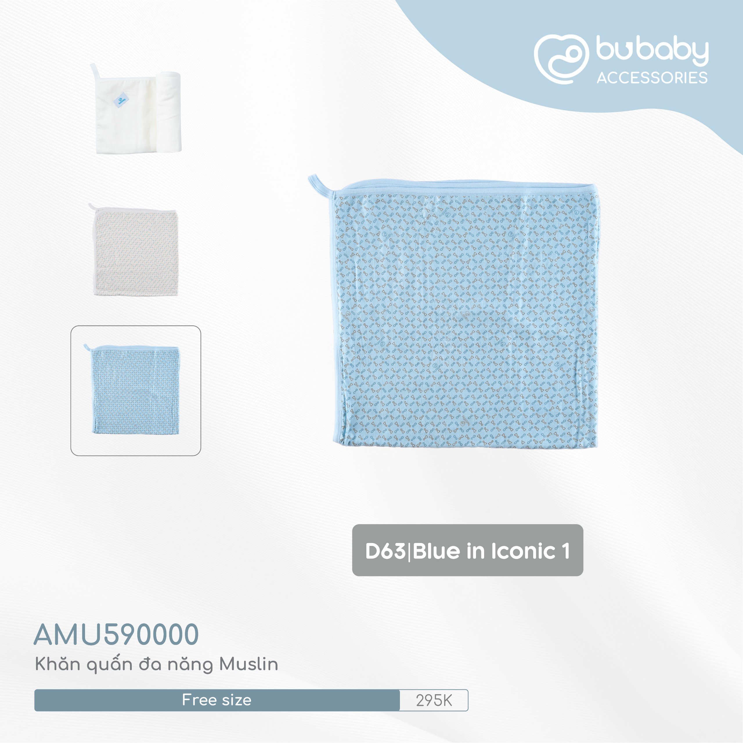 Khăn quấn đa năng Muslin trẻ em Bu