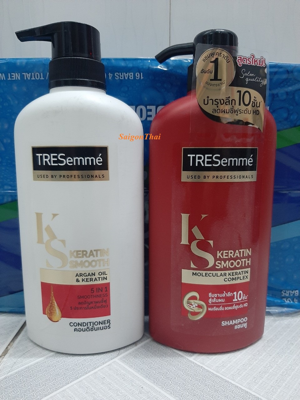 (Sgt) Combo of 2 Bottles (1 Shampoo and 1 Conditioner) Brand Tresemmé 380ml Thailand