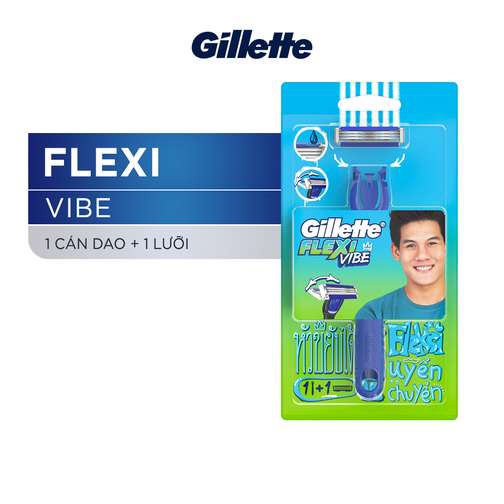 Bộ Dao Cạo Nam GILLETTE Flexi Vibe