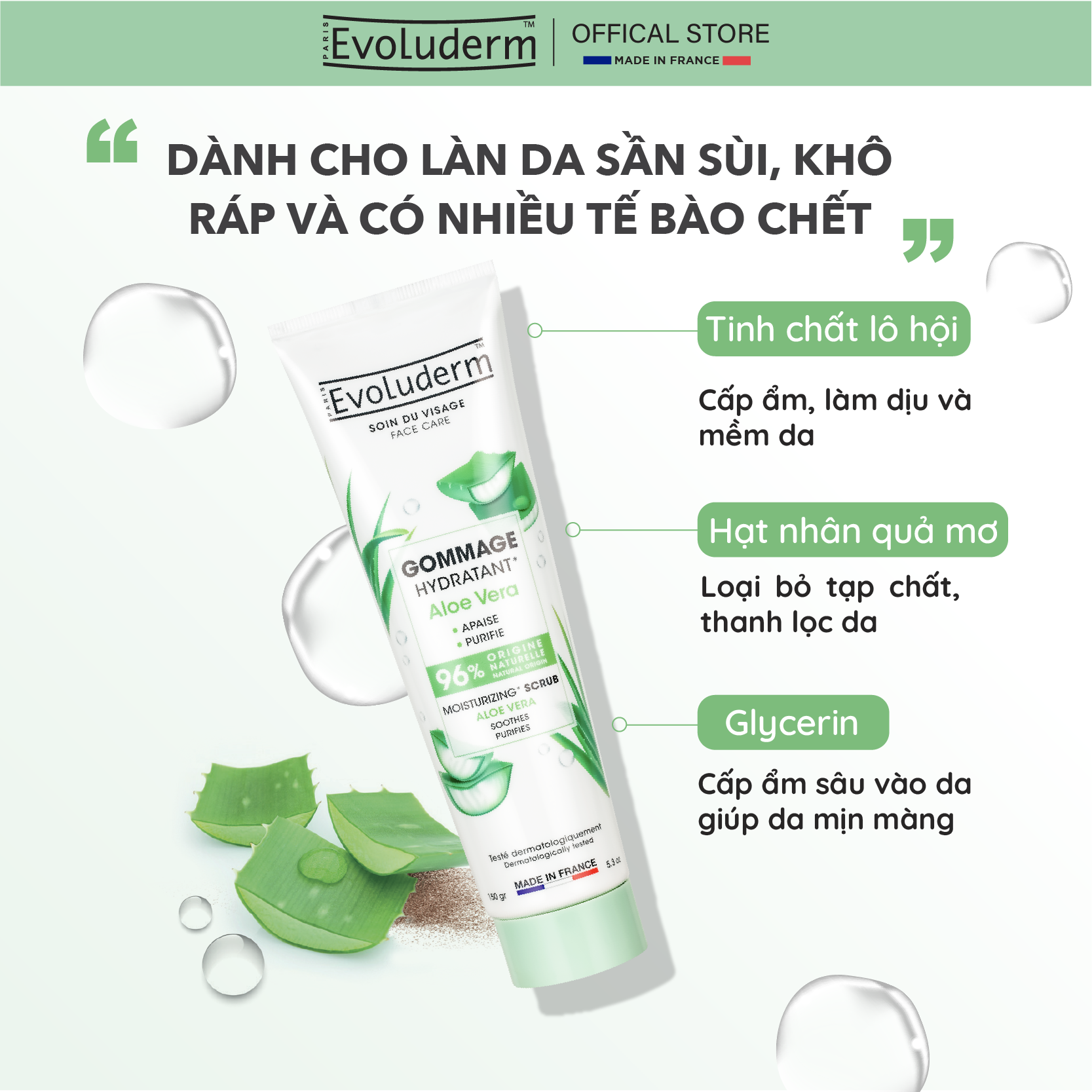 Evoluderm Facial Exfoliator 150ml
