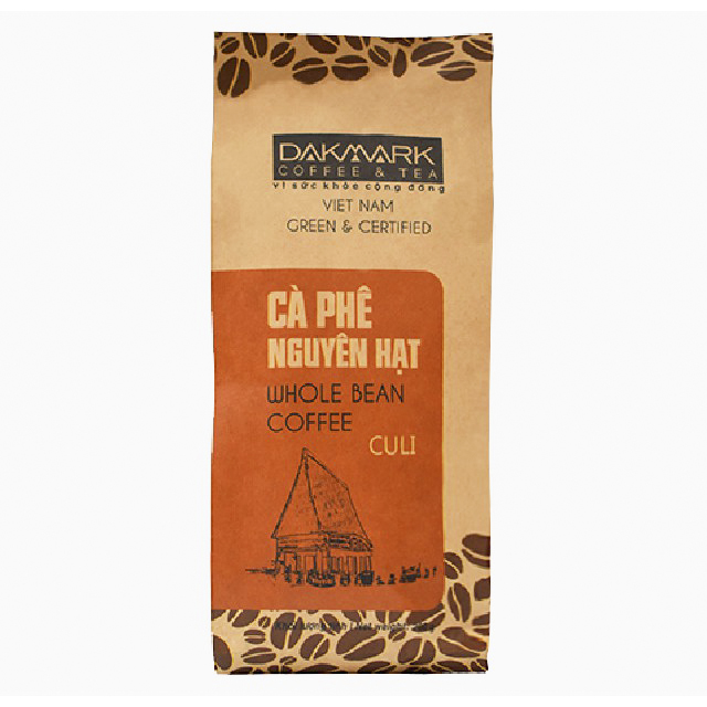 Combo x2 Cà phê Culi nguyên hạt DakMark 200g