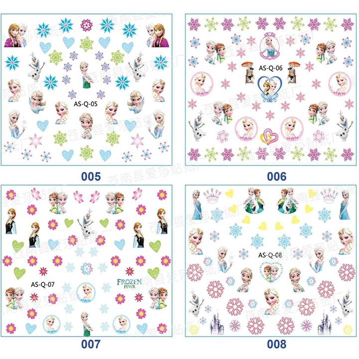 sticker dán móng cho bé gái đáng yêu BBShine
