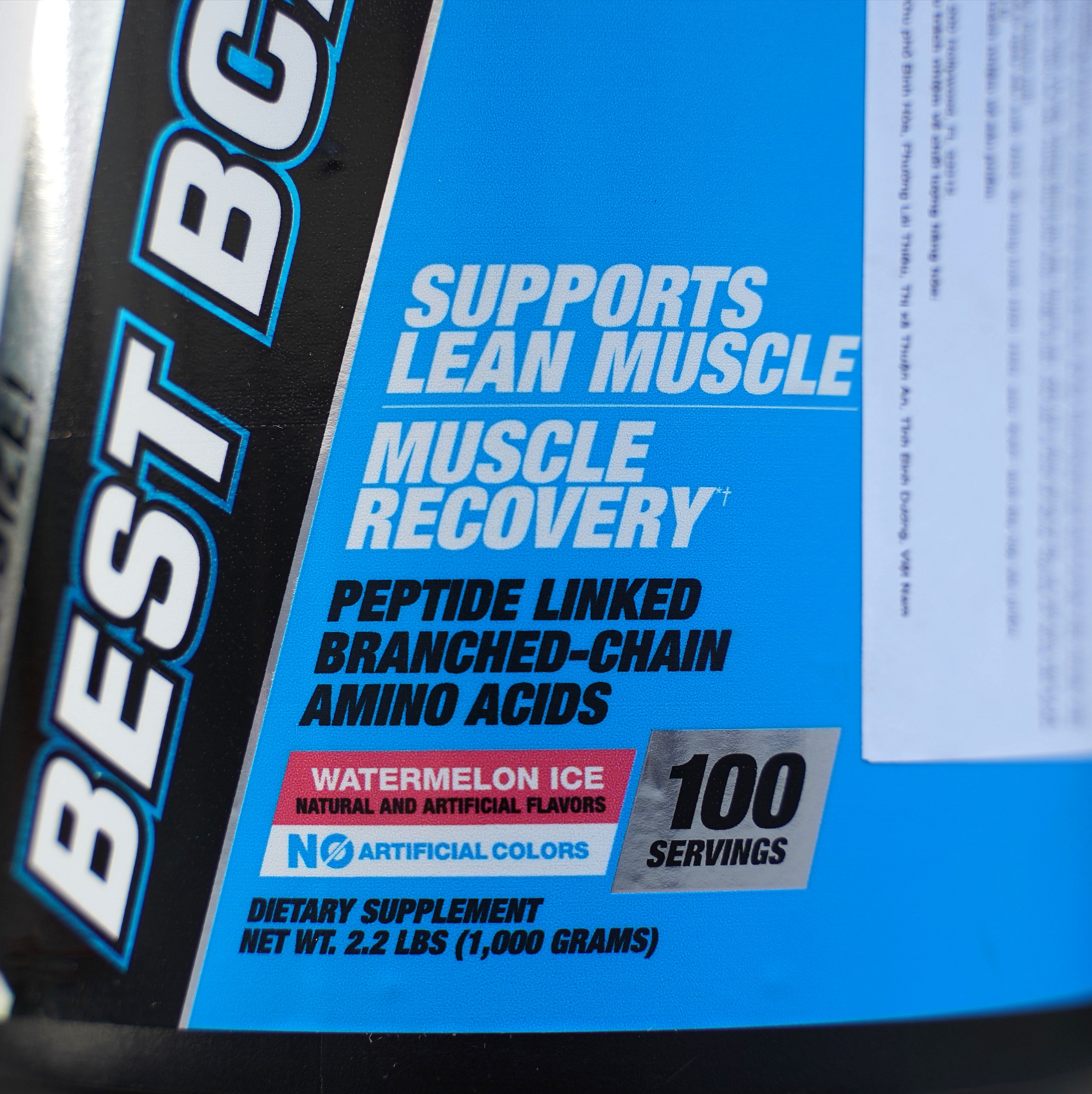 Thực Phẩm Bổ Sung BPI Best Bcaa 100 Lần Dùng - Blueberry Lemonade
