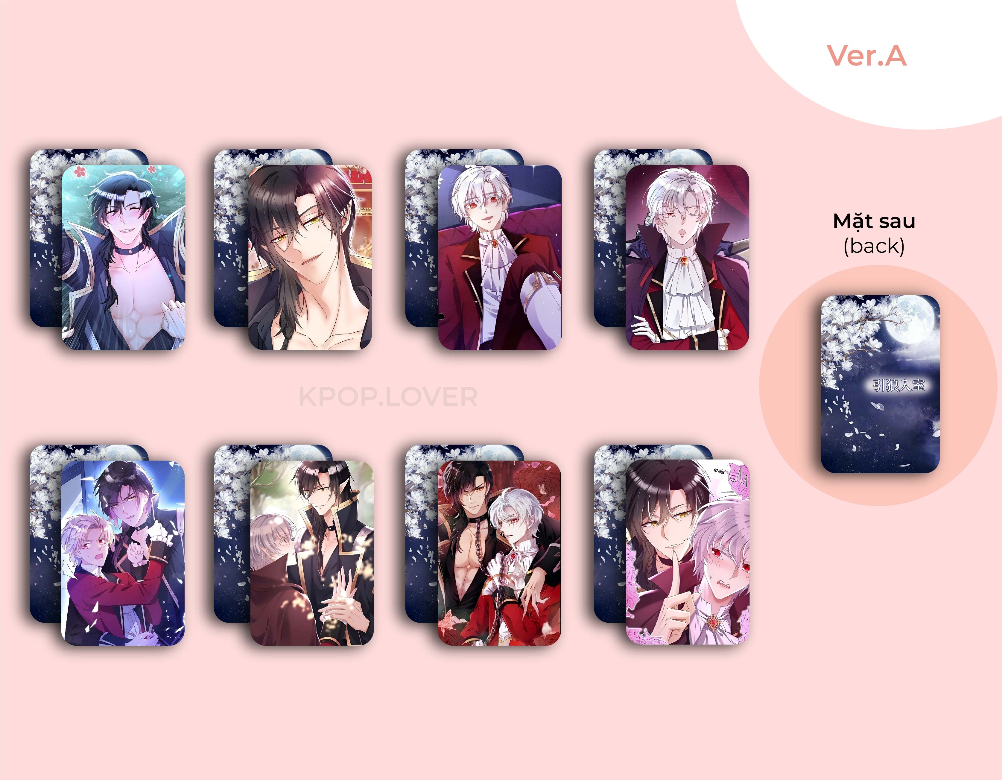 SET 8 CARD BO GÓC Dẫn Sói Vào Phòng