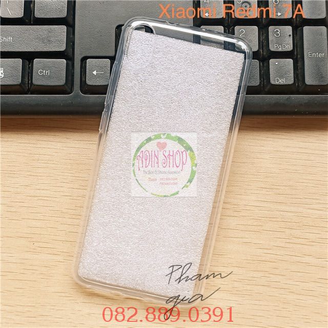 Ốp lưng xiaomi redmi 7a dẻo trong, dẻo đen
