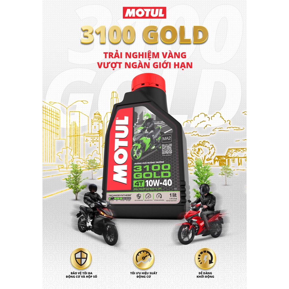 Nhớt Motul Gold 3100 10w40
