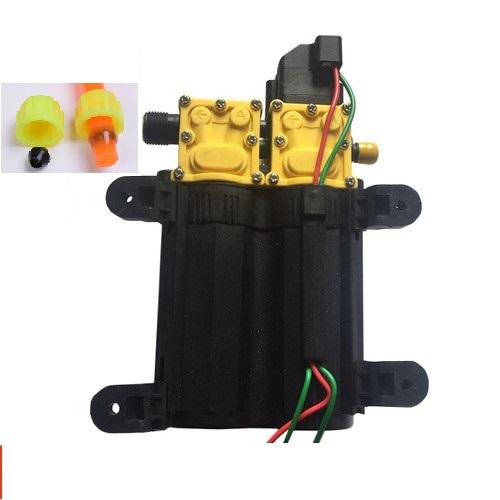 Máy rửa xe đôi mini áp lực mạnh kèm nguồn 12v