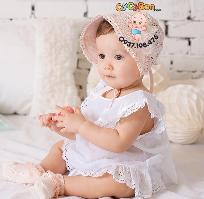 Nón Vải Cho Bé Kiểu Cô Gái Hà Lan