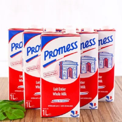 Sữa tươi tiệt trùng nguyên kem Promess hộp 1L