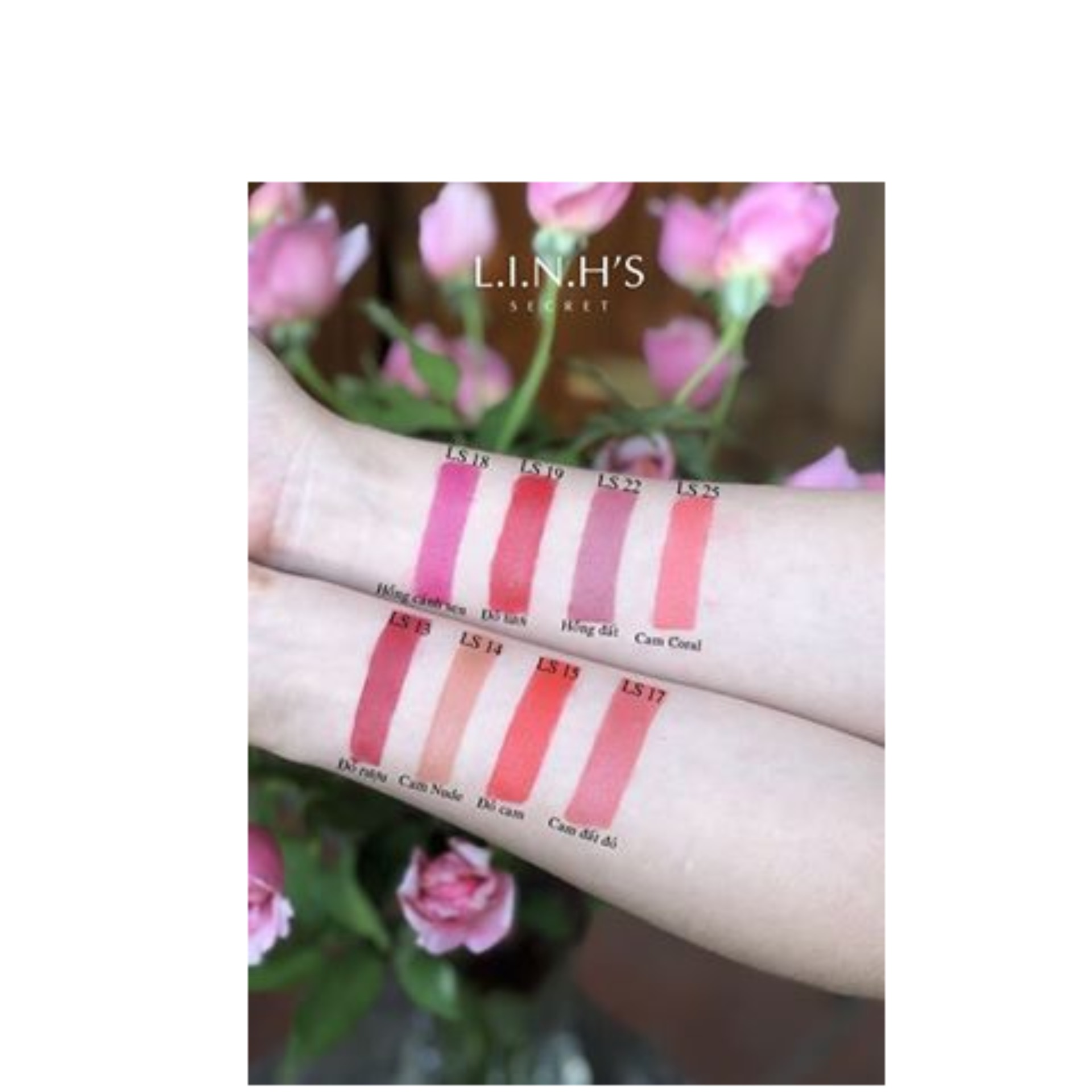 Son L.I.N.H'S secret LS13 - đỏ đậm