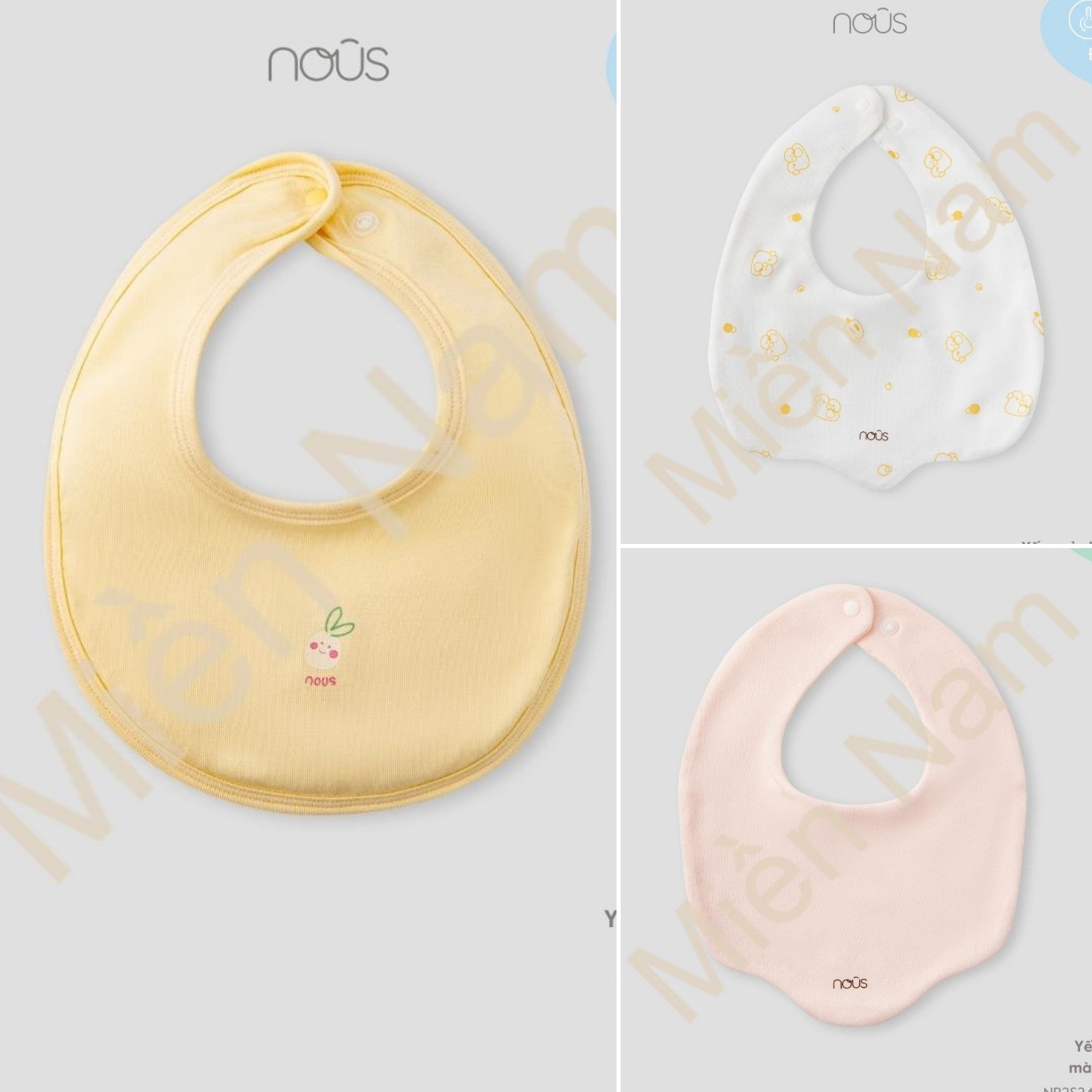 Yếm xô Nous cho bé sơ sinh