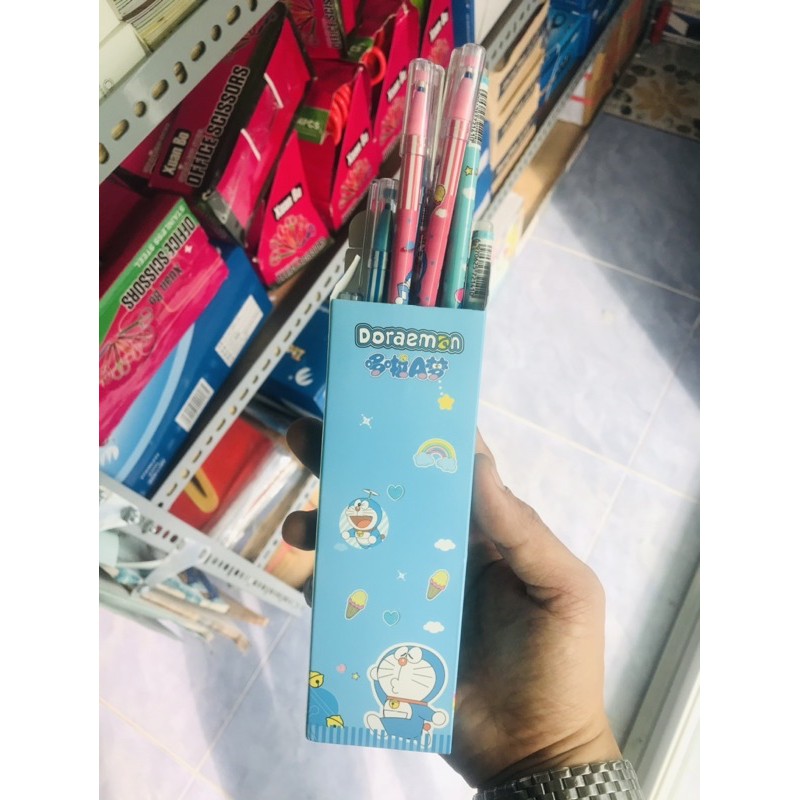 [ VPP Brendo ] - Bút gel tẩy (12cây/hộp) màu xanh và tím