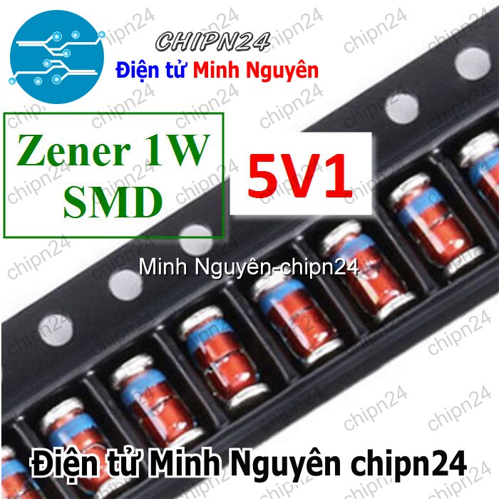 [10 con] (G33) Diode Zener Dán 1W (2V 2V4 3V 3V3 3V6 3V9 4V3 4V7 5V1 5V6 6V2 6V8 7V5 8V2 9V1) - [Chọn Loại] - HHH.00468