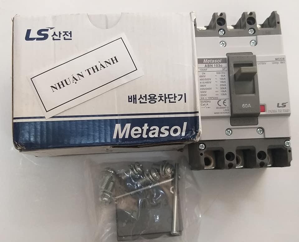 Cầu dao tự động 3 pha 60A  LS Hàn Quốc / CB 3 pha 60A LS Hàn Quốc /  Aptomat 3 pha 60A LS