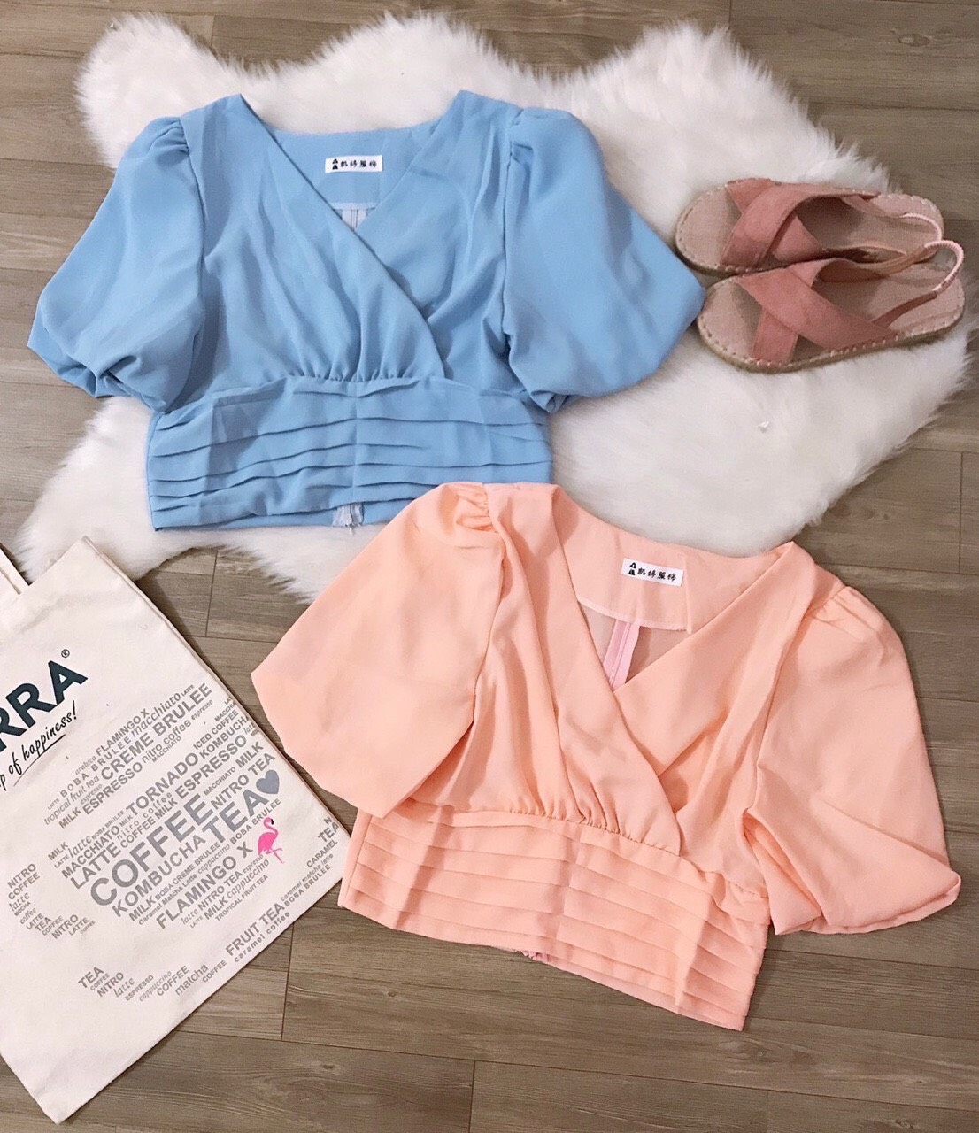 [HCM]ÁO VOAN CROPTOP ĐẸP