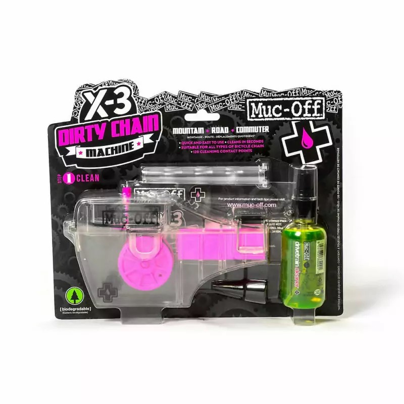 Bộ dụng cụ vệ sinh xích xe đạp Muc Off X3 Chain Cleaner
