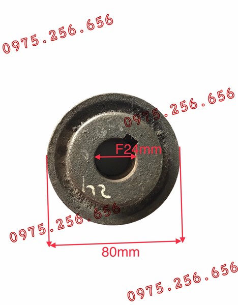 Puly 24*80mm-2 rãnh B (Cái) phụ tùng trần đạt