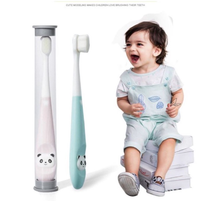 Bàn chải đánh răng cho bé sợi tơ siêu mềm mini soft