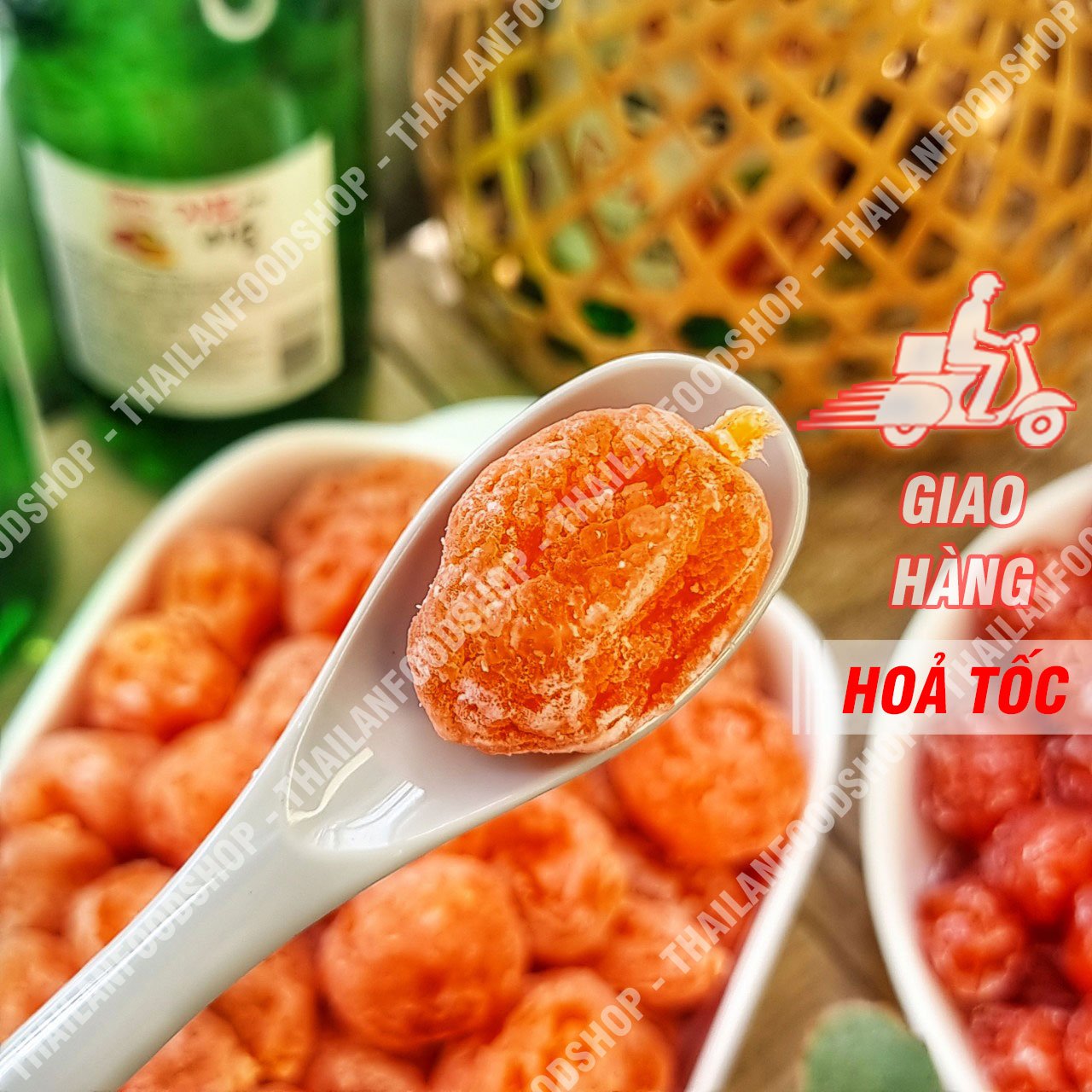 Xí Muội Mơ ( Xí Muội Đào ) Đà Lạt - Lon 500gr