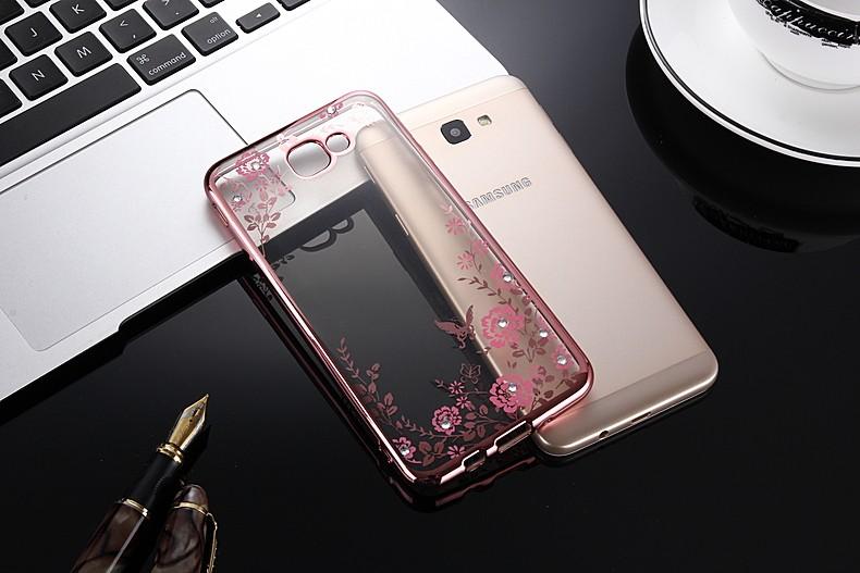 Ốp lưng Samsung Galaxy A7 2017 / A720 hoa hồng đính đá