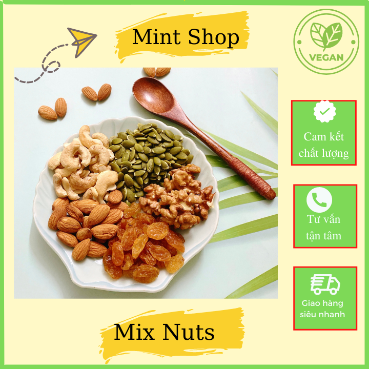 500Gram Hạt Hạnh Nhân Sấy Chín, Tách Vỏ