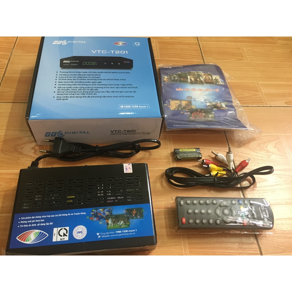 ĐẦU THU KỸ THUẬT SỐ DVBT2 - VTC T201
