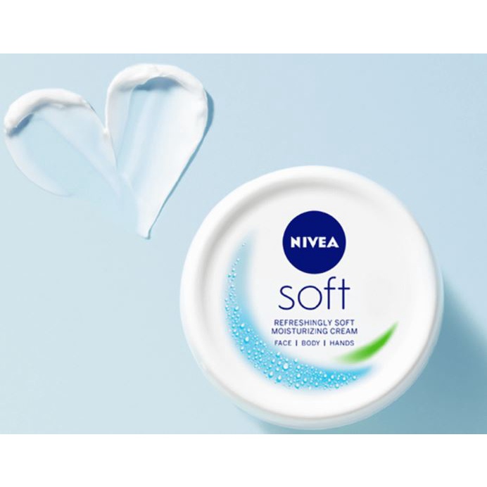 Kem Dưỡng Ẩm Mềm Da Nivea Soft Refreshingly Soft Moisturizing Cream 50ml