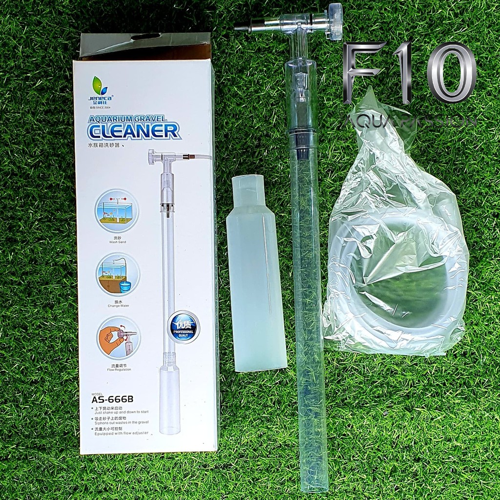 Dụng cụ hút phân cặn, thay nước bể cá - jeneca as- 666b