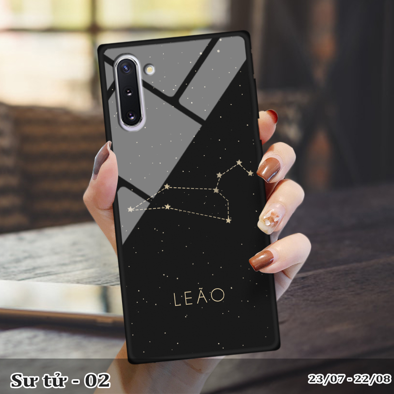 Ốp kính SAMSUNG NOTE 10 in cung hoàng đạo