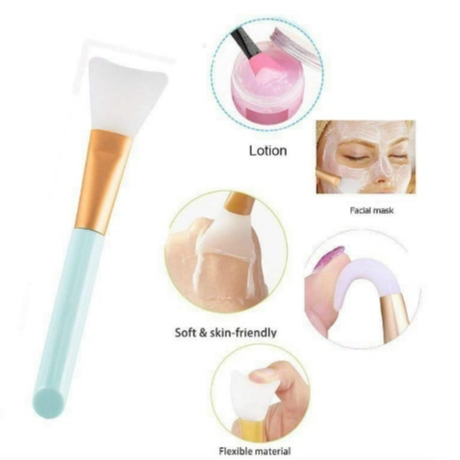 Chổi đắp mặt nạ, cán nhựa chổi silicon dùng cho cá nhân, trong spa, thẩm mỹ viện