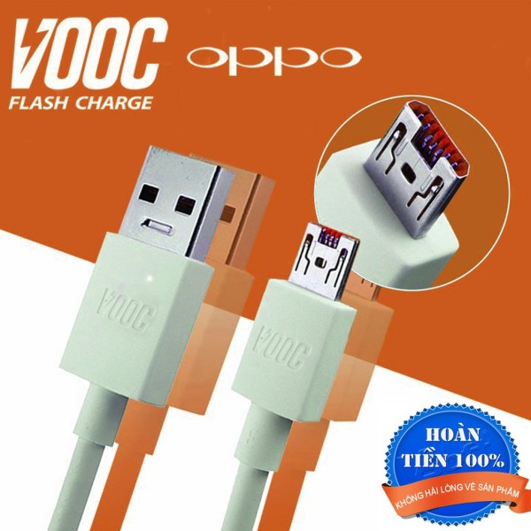 Cáp Sạc Nhanh VOOC OPPO F11/ F11 Pro - Micro-USB 7 PIN