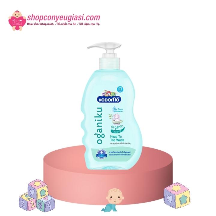 Sữa tắm gội cho bé từ 0+ kodomo mild original/ pink hanabaki/ oganiku - chai/túi
