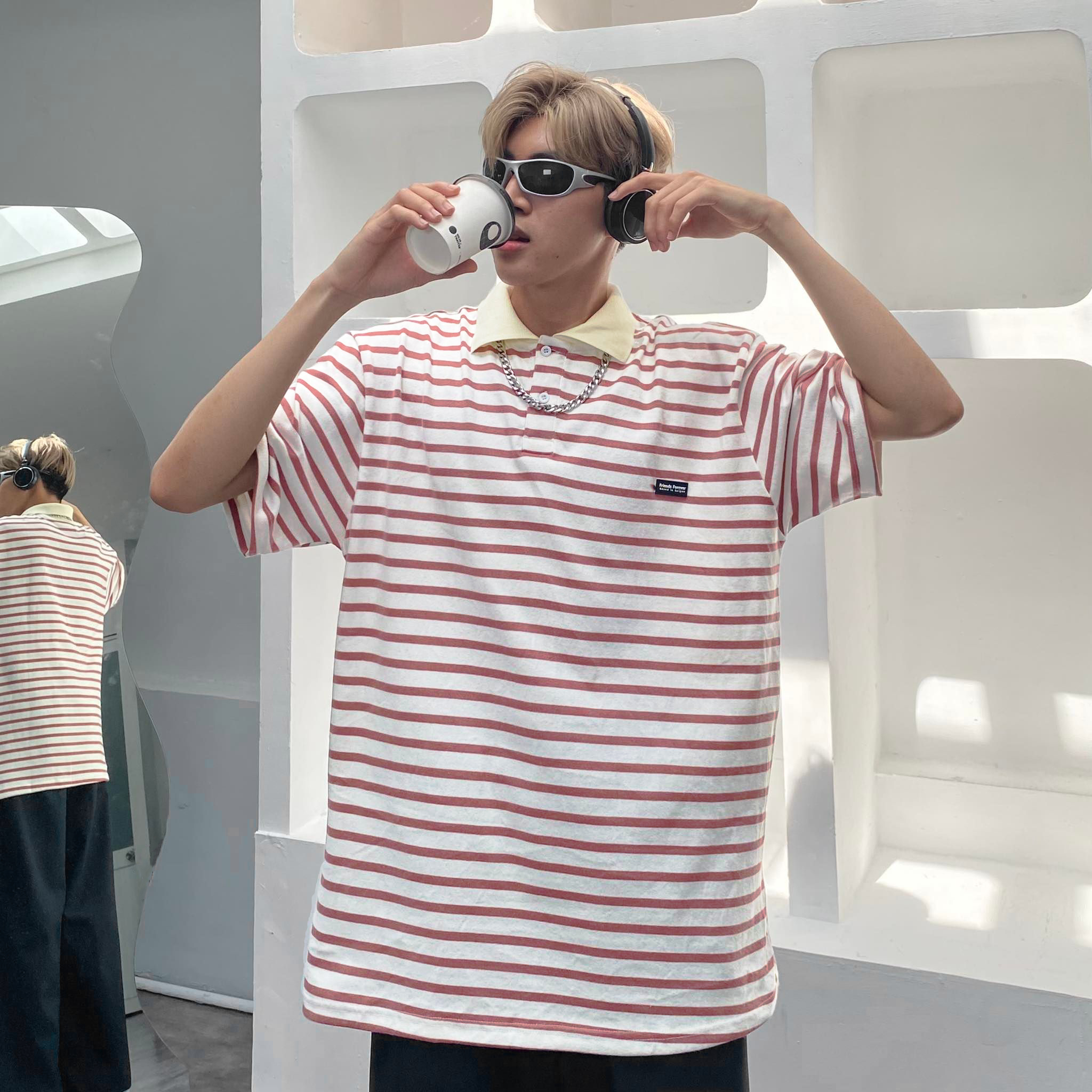 ÁO THUN FF STRIPED POLO