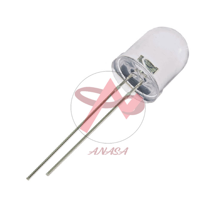 Led 7 màu 2 chân phi 10 - tự nháy