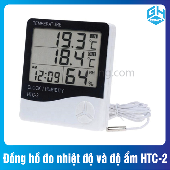 Đồng hồ đo nhiệt độ và độ ẩm htc-2